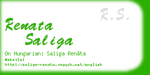 renata saliga business card